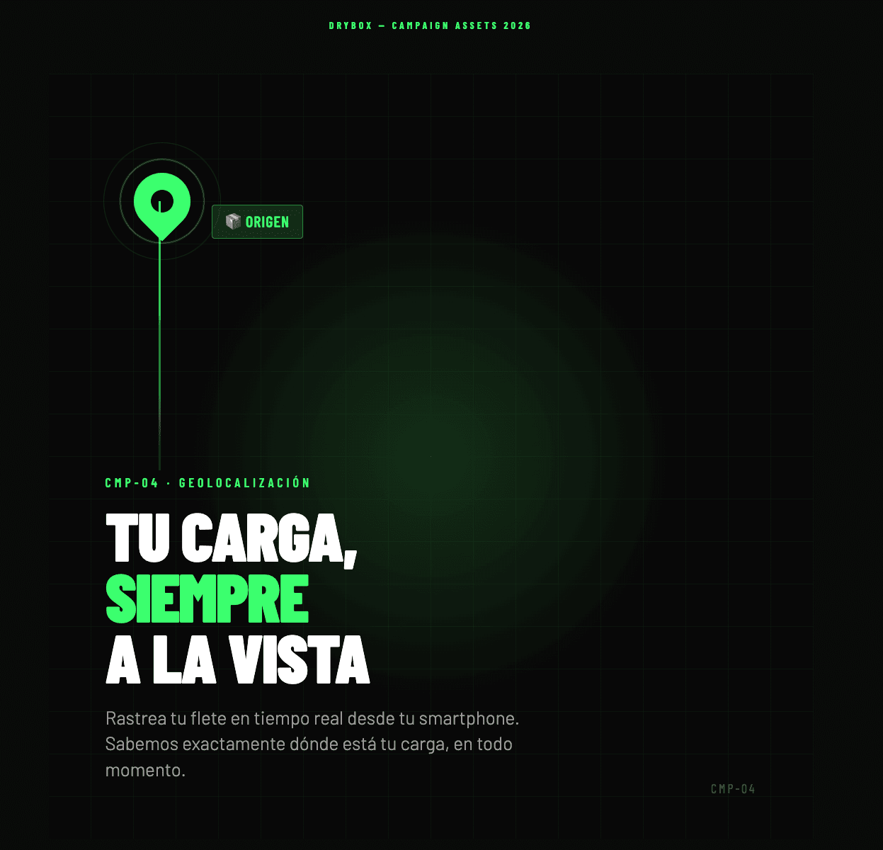 Tu carga, siempre a la vista — rastreo en tiempo real