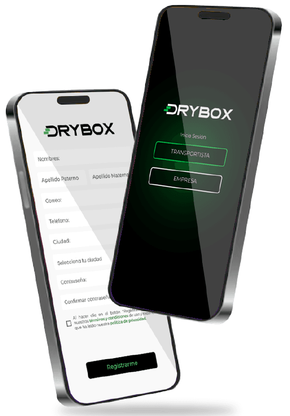 Vistas de Drybox App